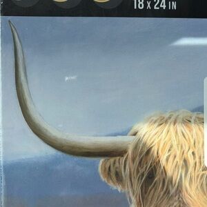 American flat Highland Cow 500 piece puzzle